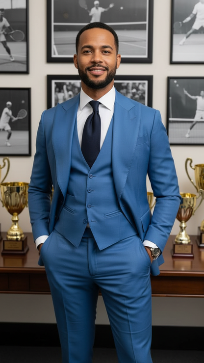 Delux Clothing Suit Sky Blue