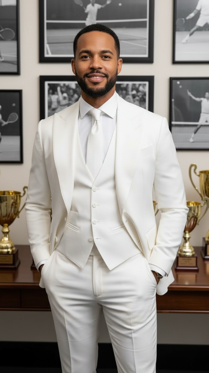 Elegant Blazer Fashion White